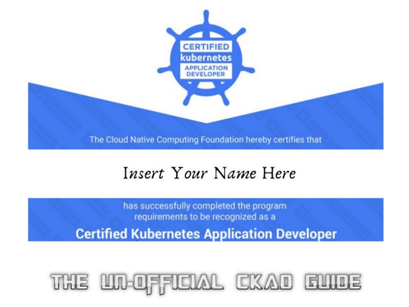 CKAD Un-official Course